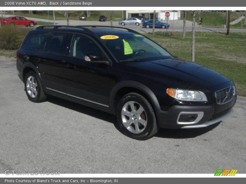 Black / Sandstone Beige 2008 Volvo XC70 AWD