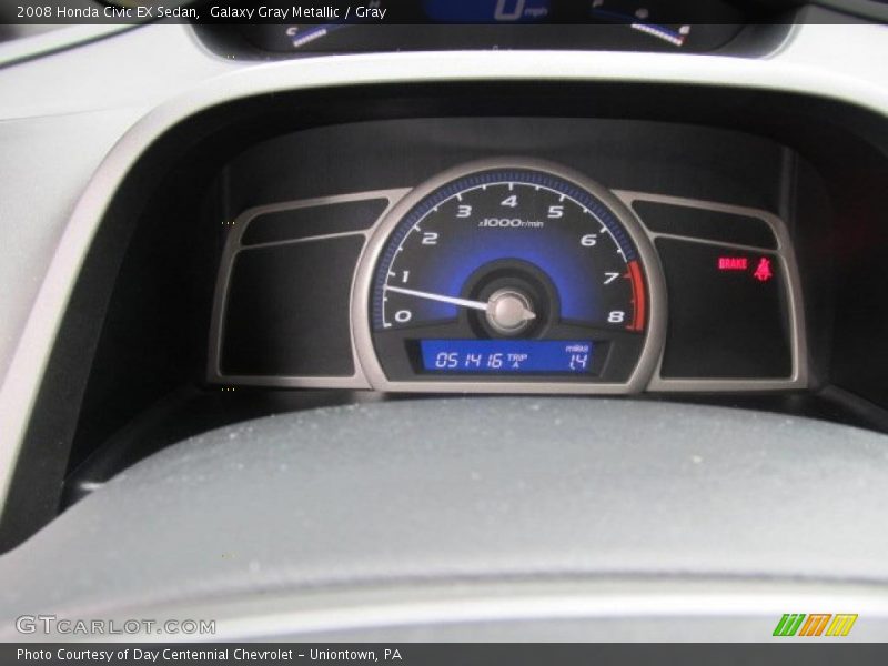  2008 Civic EX Sedan EX Sedan Gauges