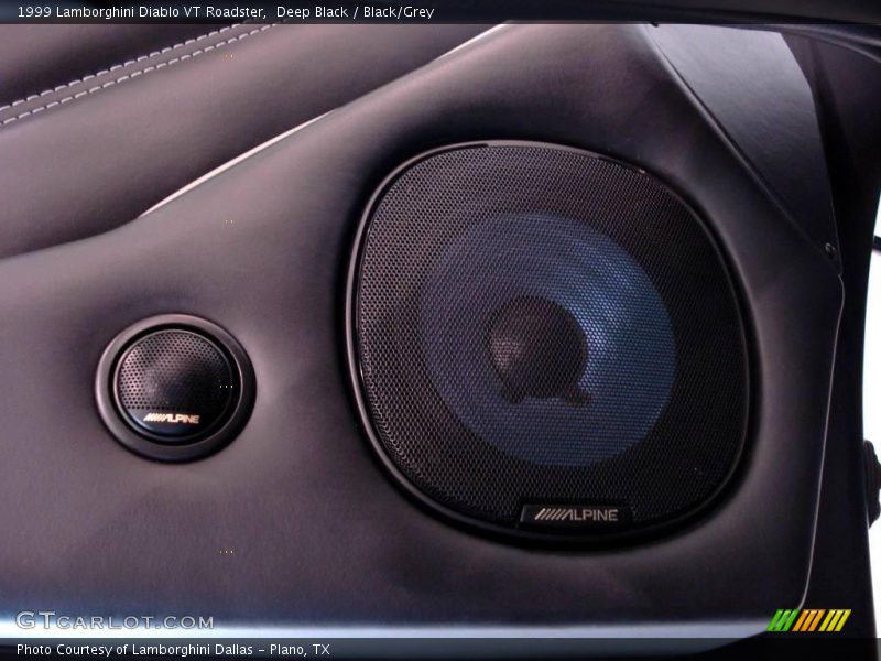 Deep Black / Black/Grey 1999 Lamborghini Diablo VT Roadster