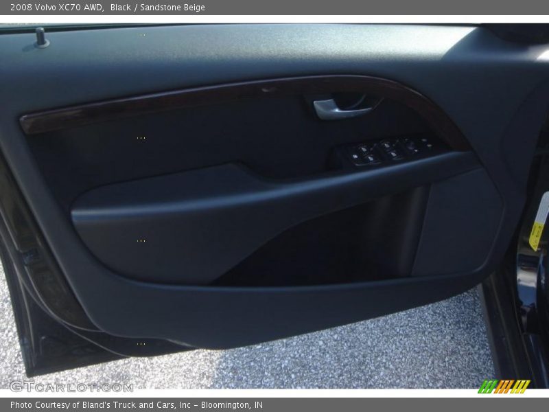 Black / Sandstone Beige 2008 Volvo XC70 AWD
