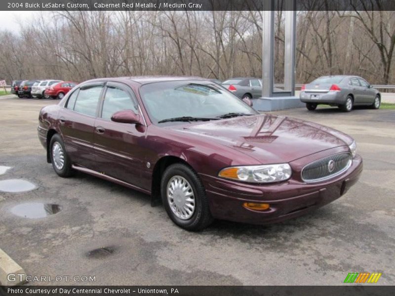 Cabernet Red Metallic / Medium Gray 2004 Buick LeSabre Custom