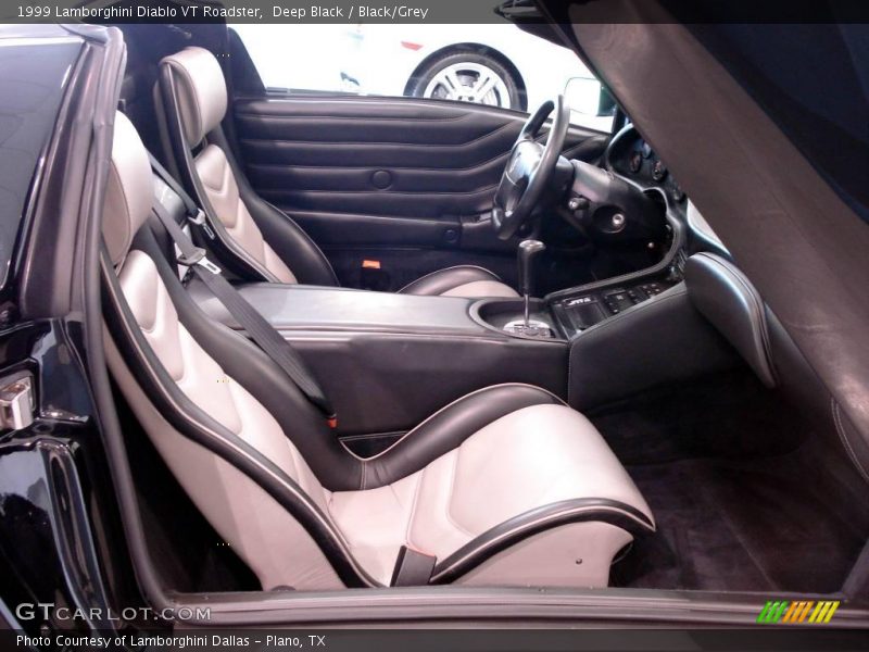Deep Black / Black/Grey 1999 Lamborghini Diablo VT Roadster