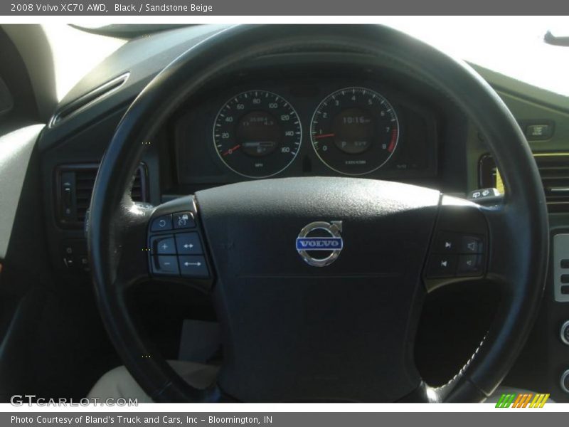 Black / Sandstone Beige 2008 Volvo XC70 AWD
