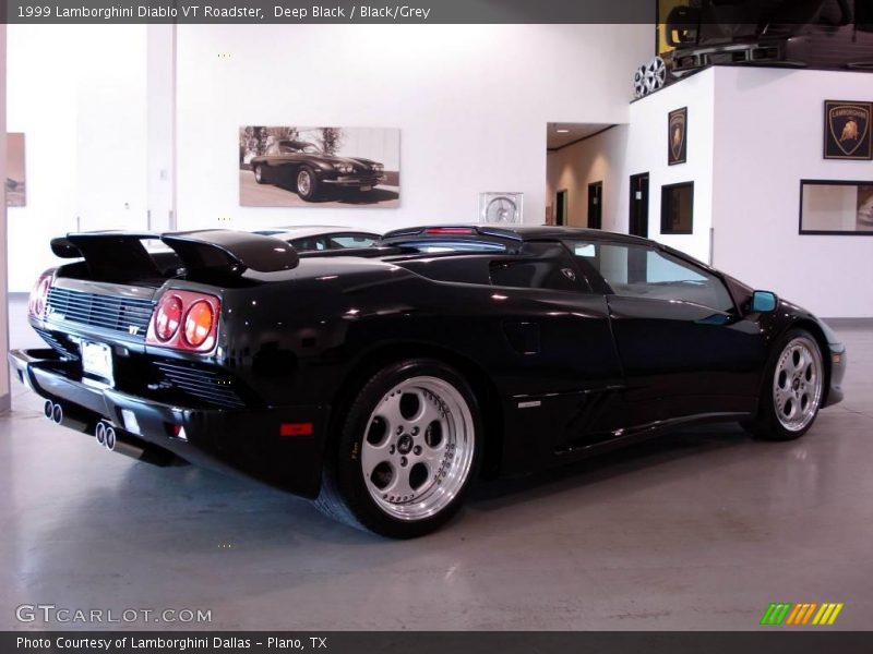 Deep Black / Black/Grey 1999 Lamborghini Diablo VT Roadster