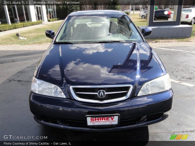 Monterey Blue Pearl / Parchment 2001 Acura TL 3.2