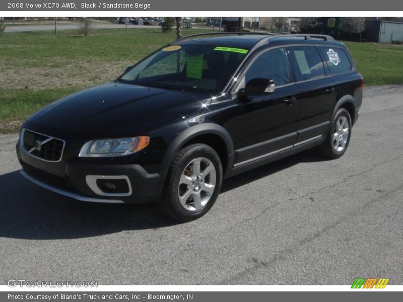 Black / Sandstone Beige 2008 Volvo XC70 AWD