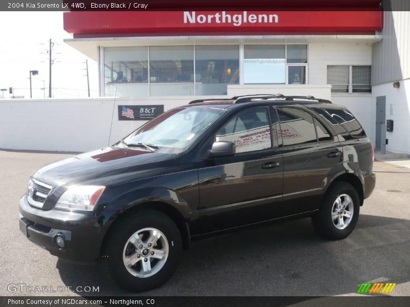 Ebony Black / Gray 2004 Kia Sorento LX 4WD