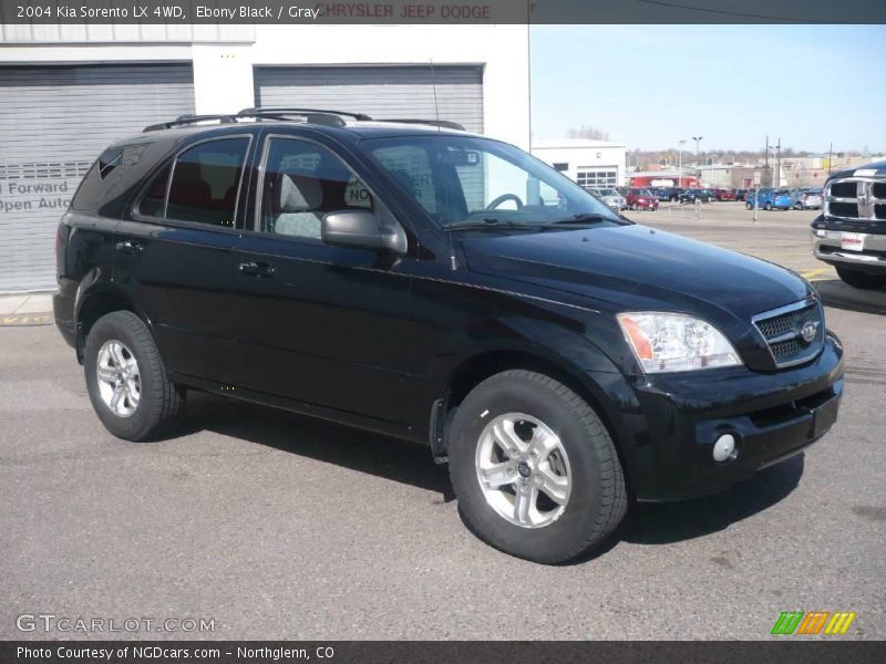 Ebony Black / Gray 2004 Kia Sorento LX 4WD