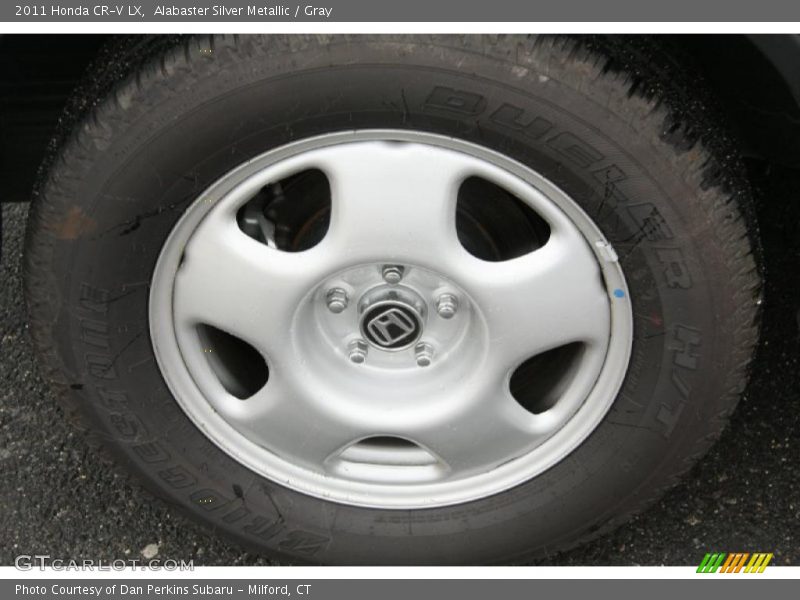 Alabaster Silver Metallic / Gray 2011 Honda CR-V LX