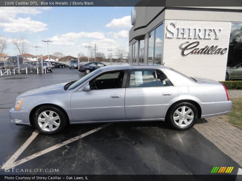 Blue Ice Metallic / Ebony Black 2006 Cadillac DTS