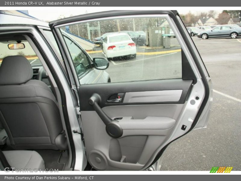 Alabaster Silver Metallic / Gray 2011 Honda CR-V LX