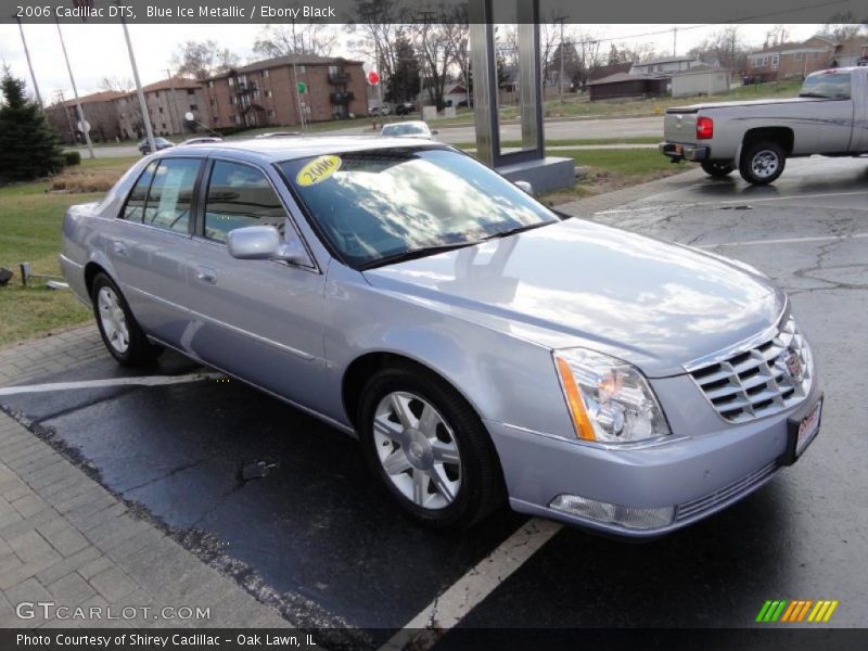 Blue Ice Metallic / Ebony Black 2006 Cadillac DTS