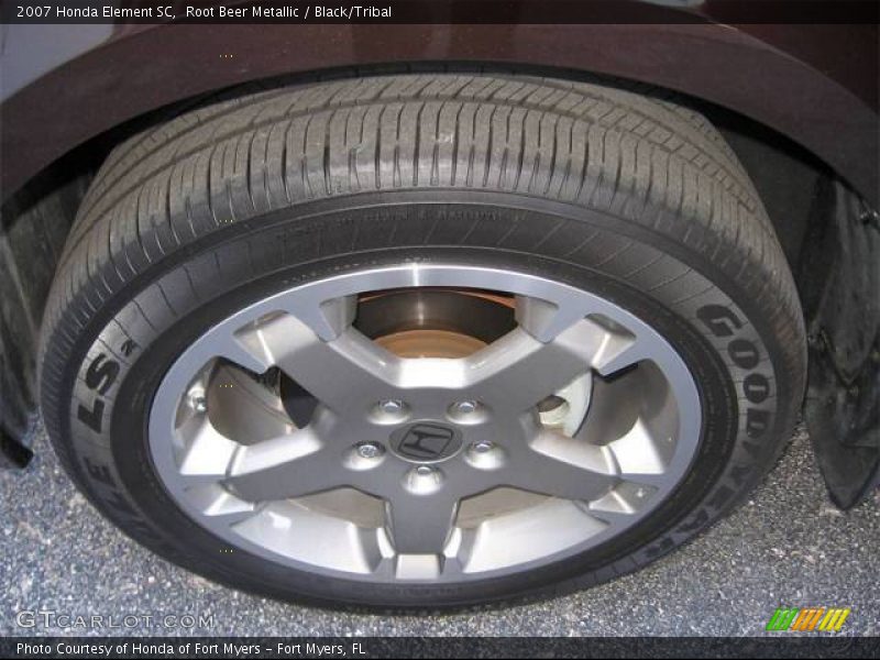 Root Beer Metallic / Black/Tribal 2007 Honda Element SC