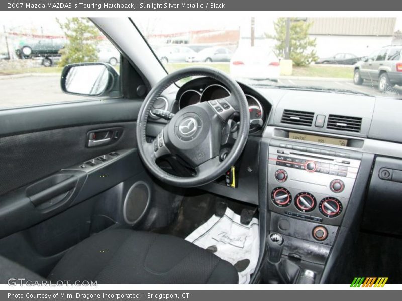 Sunlight Silver Metallic / Black 2007 Mazda MAZDA3 s Touring Hatchback