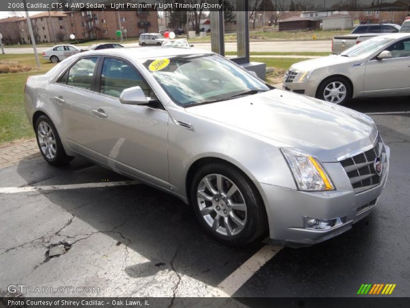 Light Platinum / Light Titanium/Ebony 2008 Cadillac CTS 4 AWD Sedan