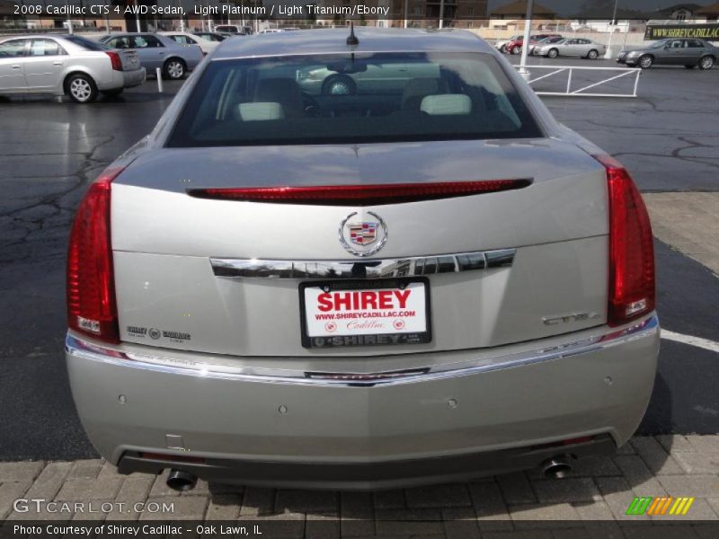 Light Platinum / Light Titanium/Ebony 2008 Cadillac CTS 4 AWD Sedan