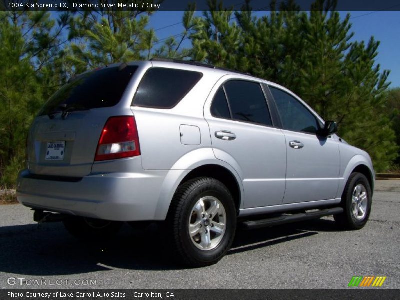 Diamond Silver Metallic / Gray 2004 Kia Sorento LX