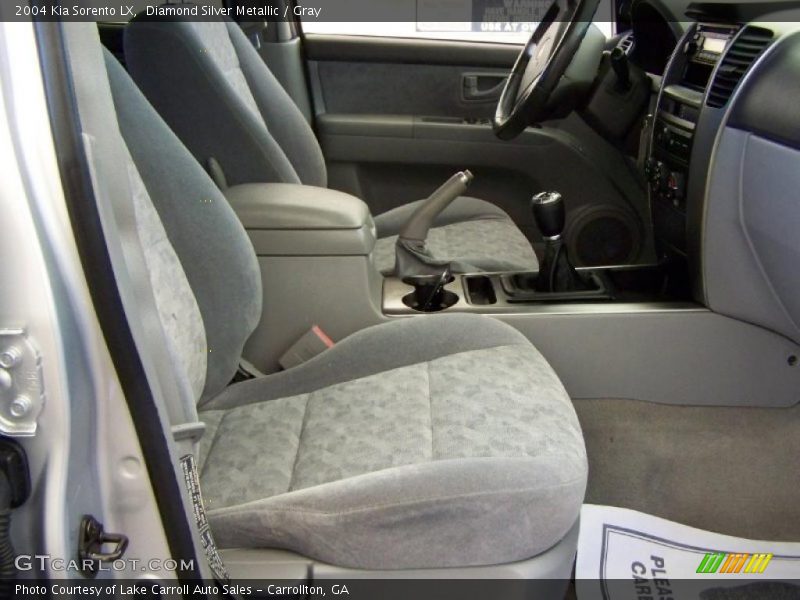 Diamond Silver Metallic / Gray 2004 Kia Sorento LX