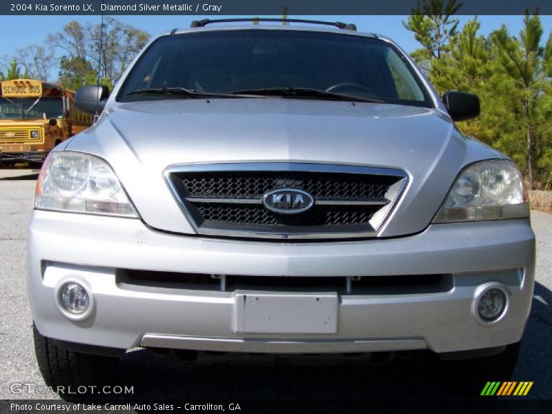 Diamond Silver Metallic / Gray 2004 Kia Sorento LX