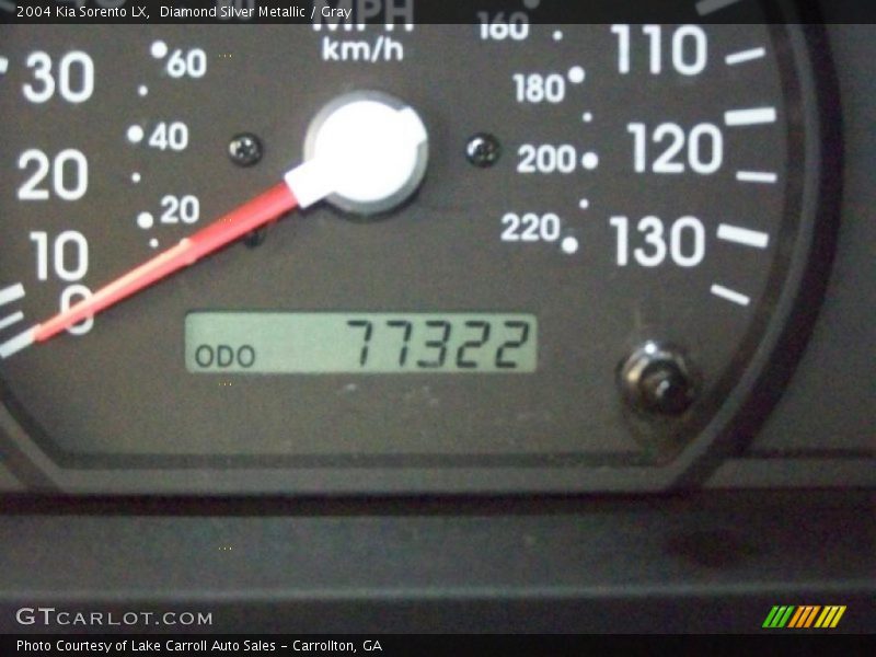 Diamond Silver Metallic / Gray 2004 Kia Sorento LX