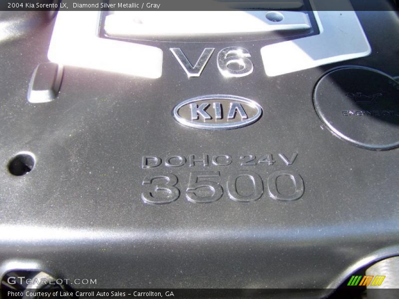 Diamond Silver Metallic / Gray 2004 Kia Sorento LX