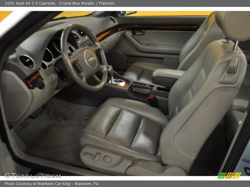  2003 A4 3.0 Cabriolet Platinum Interior
