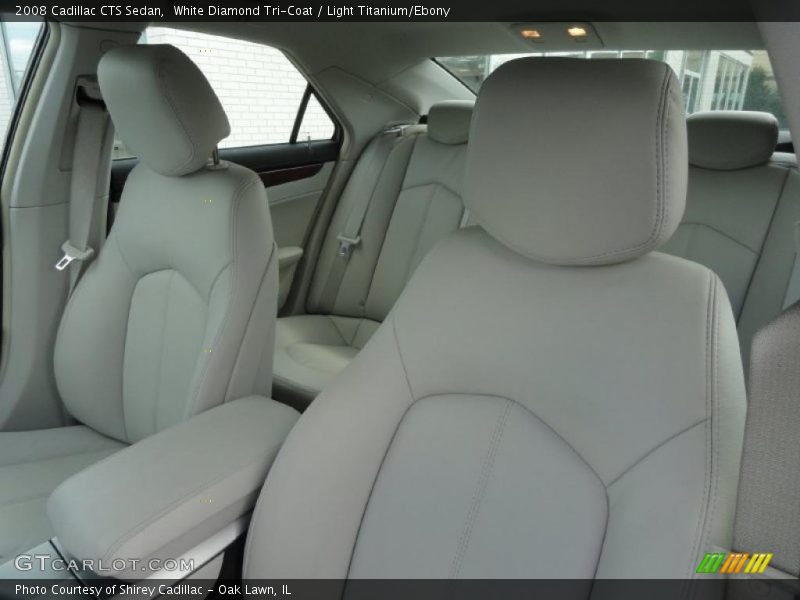 White Diamond Tri-Coat / Light Titanium/Ebony 2008 Cadillac CTS Sedan
