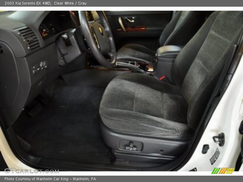Clear White / Gray 2003 Kia Sorento EX 4WD