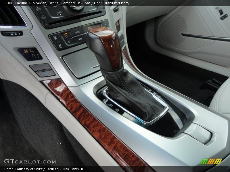 White Diamond Tri-Coat / Light Titanium/Ebony 2008 Cadillac CTS Sedan