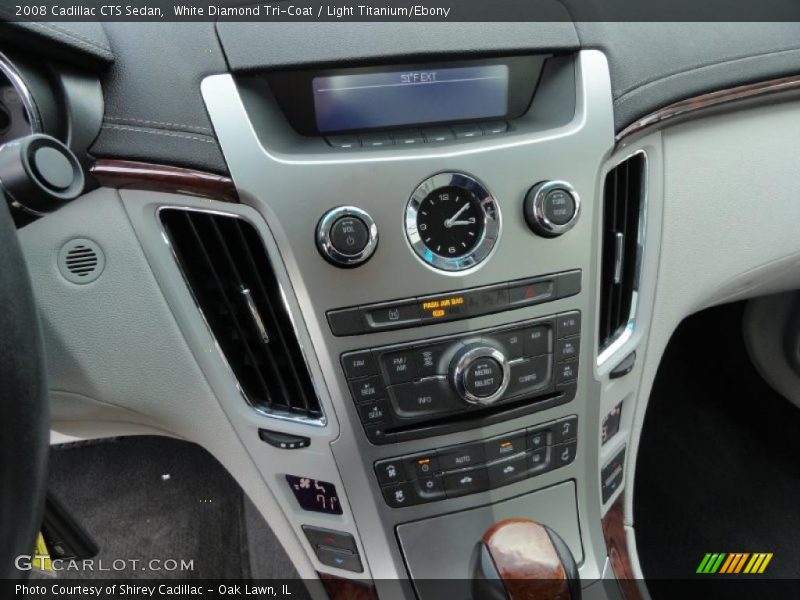 White Diamond Tri-Coat / Light Titanium/Ebony 2008 Cadillac CTS Sedan