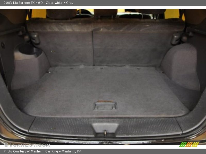 Clear White / Gray 2003 Kia Sorento EX 4WD