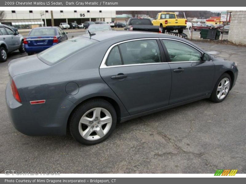 Dark Gray Metallic / Titanium 2009 Chevrolet Malibu LS Sedan