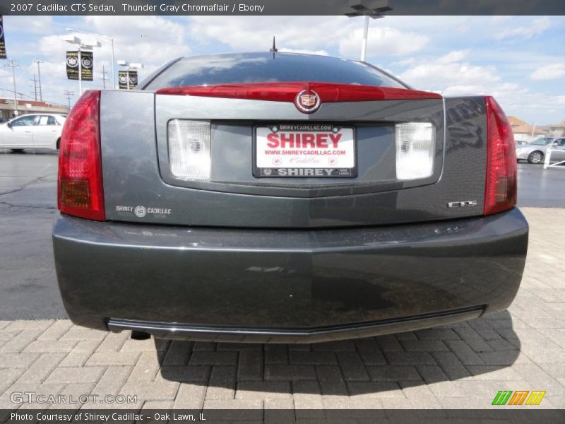 Thunder Gray Chromaflair / Ebony 2007 Cadillac CTS Sedan