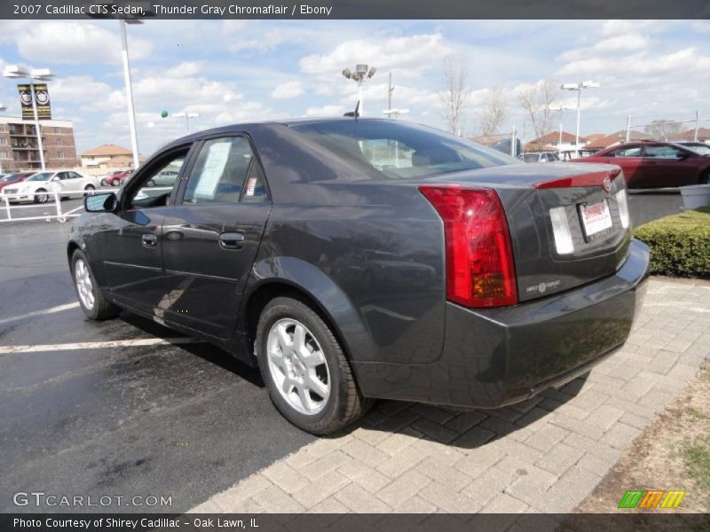 Thunder Gray Chromaflair / Ebony 2007 Cadillac CTS Sedan