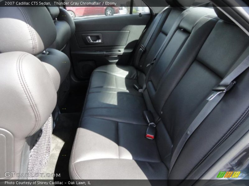 Thunder Gray Chromaflair / Ebony 2007 Cadillac CTS Sedan