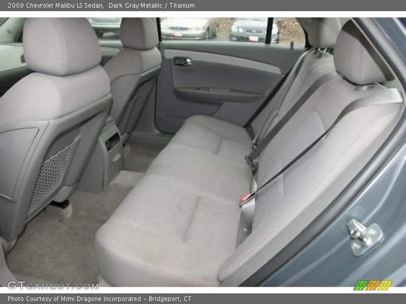 Dark Gray Metallic / Titanium 2009 Chevrolet Malibu LS Sedan