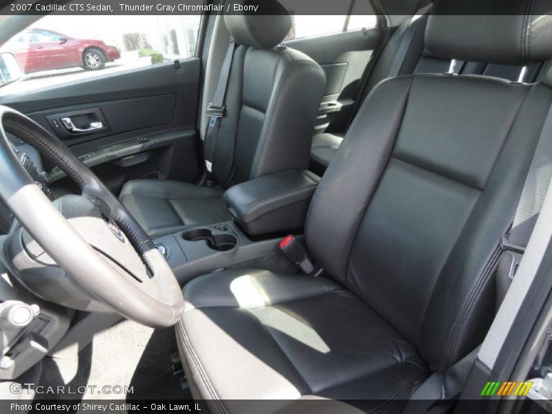 Thunder Gray Chromaflair / Ebony 2007 Cadillac CTS Sedan