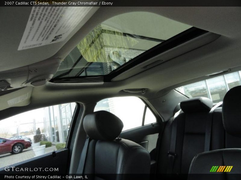 Thunder Gray Chromaflair / Ebony 2007 Cadillac CTS Sedan