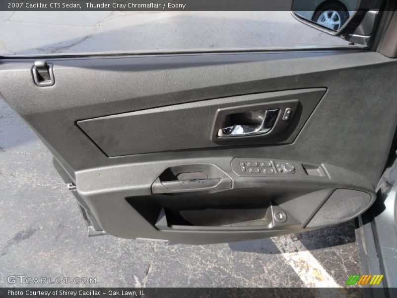 Thunder Gray Chromaflair / Ebony 2007 Cadillac CTS Sedan