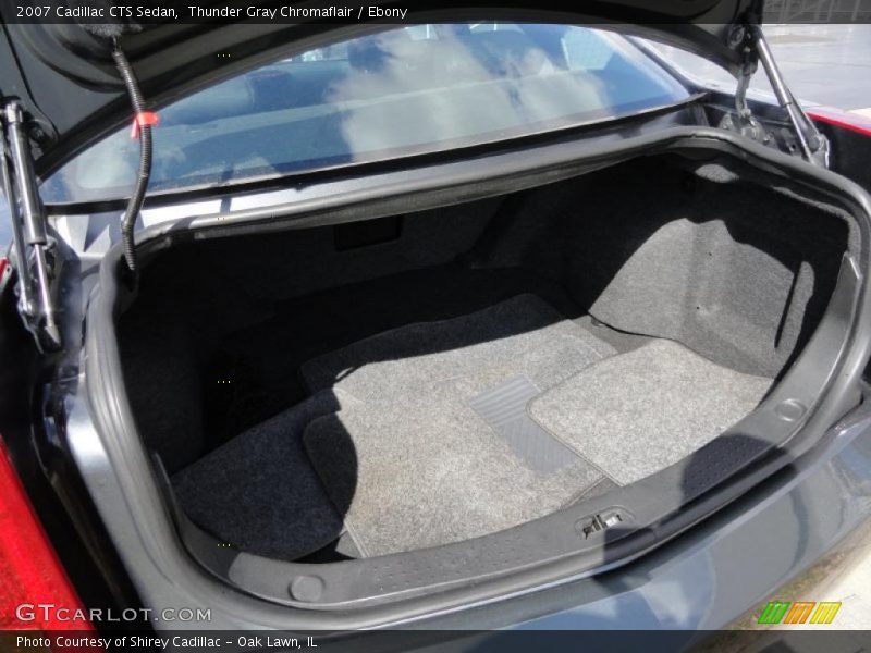 Thunder Gray Chromaflair / Ebony 2007 Cadillac CTS Sedan