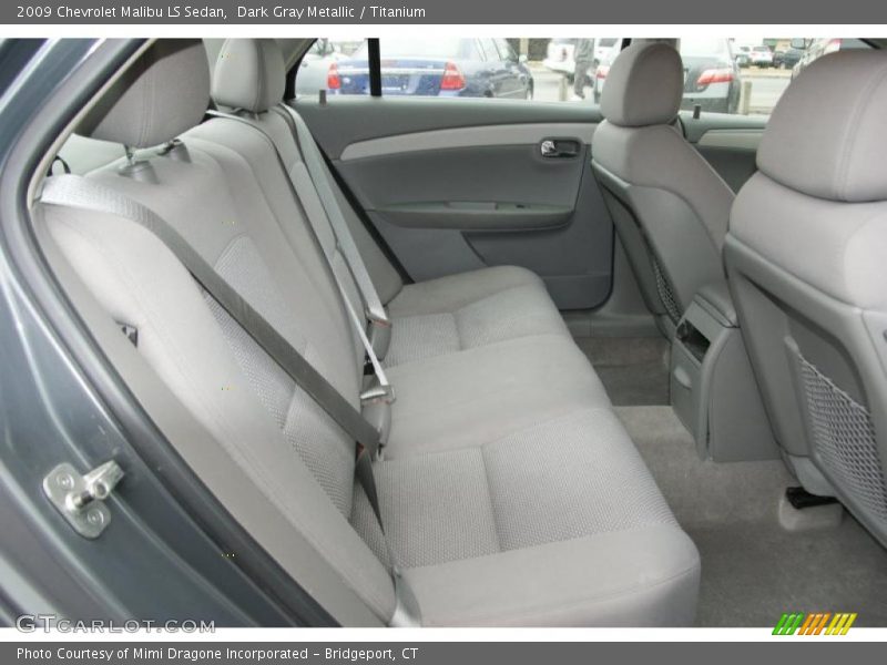 Dark Gray Metallic / Titanium 2009 Chevrolet Malibu LS Sedan