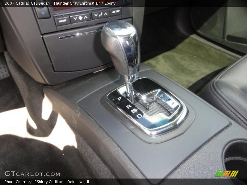 Thunder Gray Chromaflair / Ebony 2007 Cadillac CTS Sedan