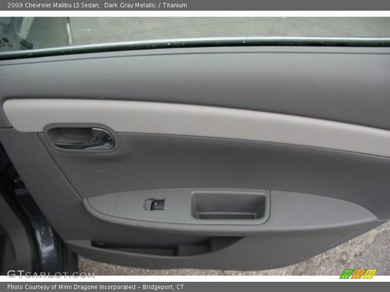Dark Gray Metallic / Titanium 2009 Chevrolet Malibu LS Sedan