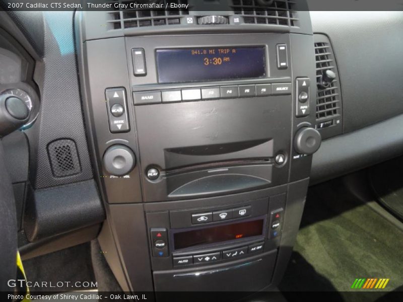 Thunder Gray Chromaflair / Ebony 2007 Cadillac CTS Sedan