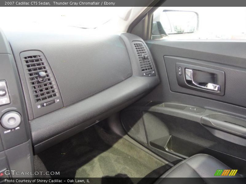 Thunder Gray Chromaflair / Ebony 2007 Cadillac CTS Sedan