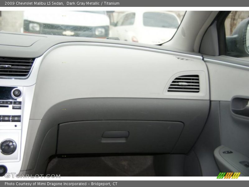 Dark Gray Metallic / Titanium 2009 Chevrolet Malibu LS Sedan