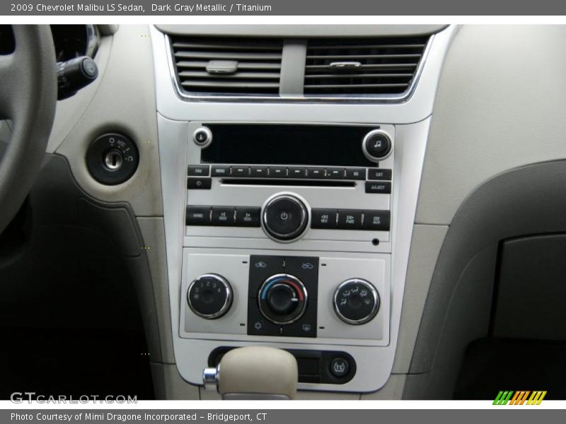 Dark Gray Metallic / Titanium 2009 Chevrolet Malibu LS Sedan