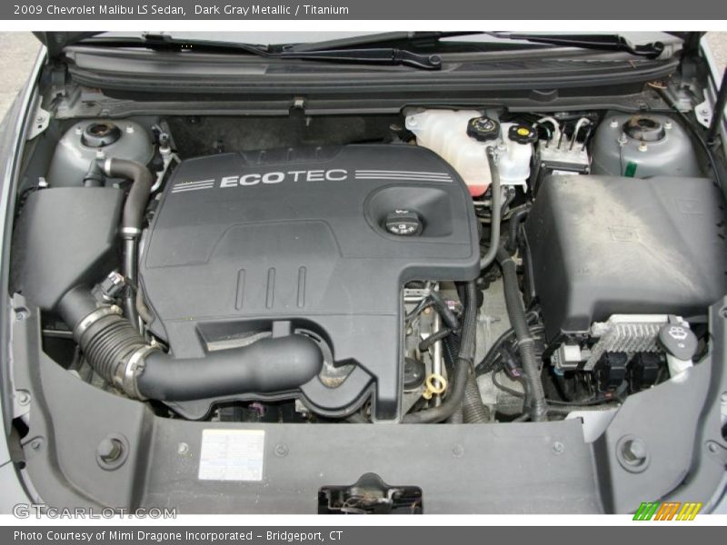 Dark Gray Metallic / Titanium 2009 Chevrolet Malibu LS Sedan
