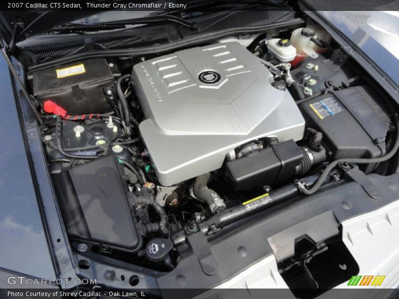 Thunder Gray Chromaflair / Ebony 2007 Cadillac CTS Sedan