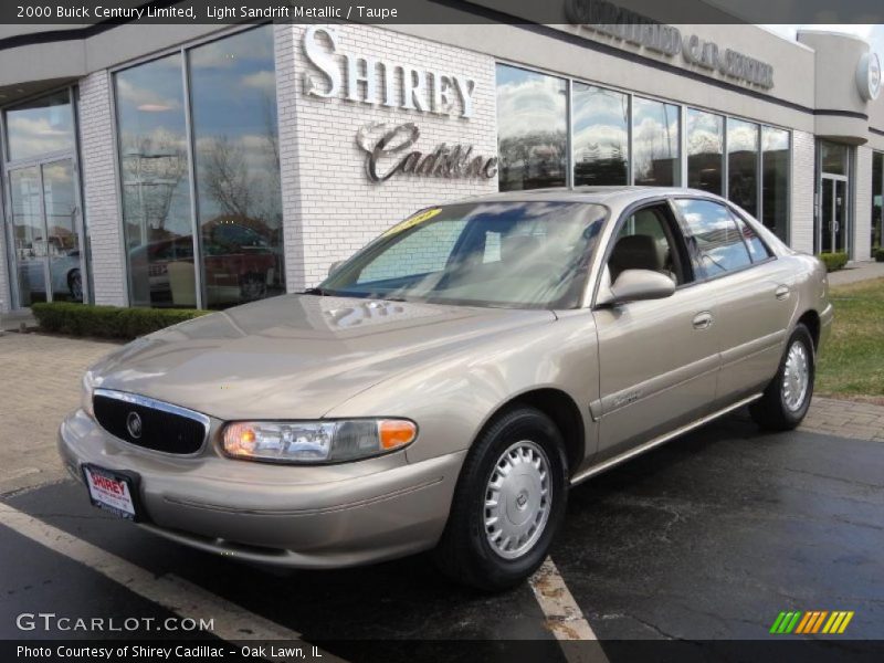 Light Sandrift Metallic / Taupe 2000 Buick Century Limited